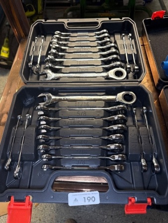 Ratcheting ring spanner set - Horusdy