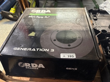 RDA brake rotor - as a new in box