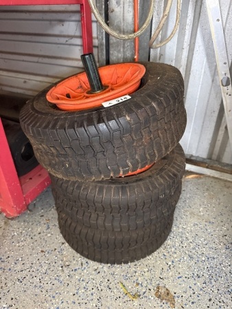 3 wheelbarrow wheels