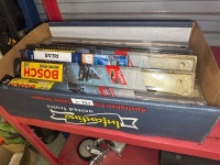 Box of assorted wiper blades
