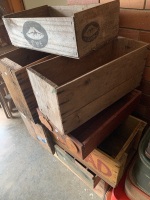 Asstd Lot of Timber Crates & Boxes - 2