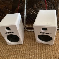 White Bose Record Deck & Speakers - 3