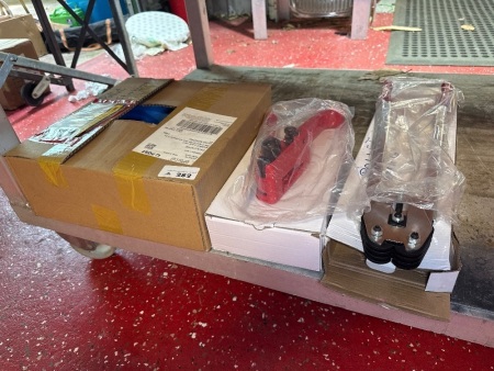 Two pallet strapping tools plus pallet strapping