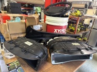 Ford BA accessories including 3 dash displays, front hubs etc - 2