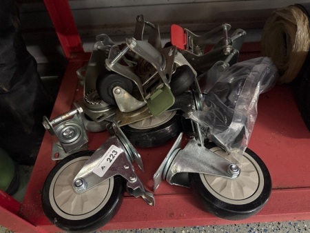 Assorted swivel castors and swivels