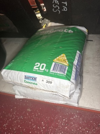 Two bags of quickset concrete
