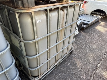 1000L caged liquid storage container- grey - qty choice 370, 371, 372, 373