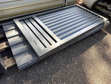 Colorbond steel fence sheeting and gate panel