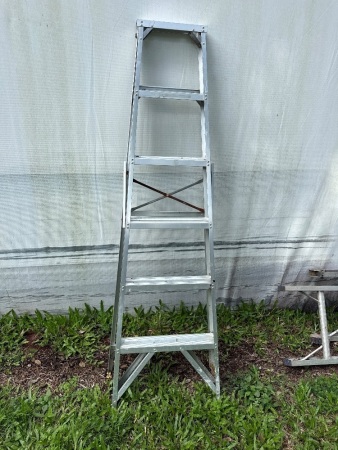 Aluminium step ladder