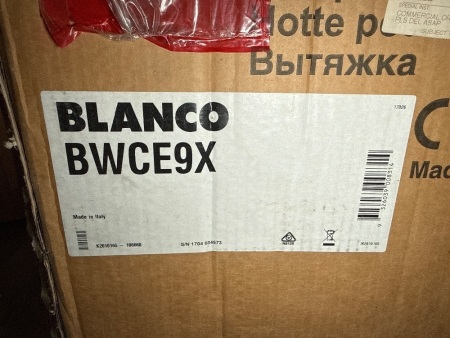 Blanco S.S rangehood- 900mm wide - as new - boxed