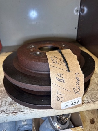 2x Ford BF/BA brake disc rotors