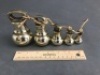 Set of 5 Imperial Brass Kitchen Weights - 2