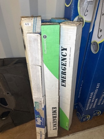 Assorted tube lights - as new in boxes