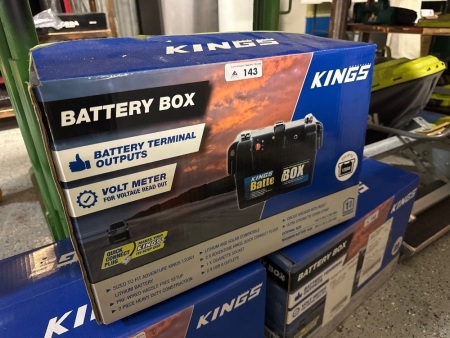 Kings battery box - qty choice 143, 144, 145