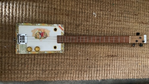 Electric 3 String Cigar Box Guitar