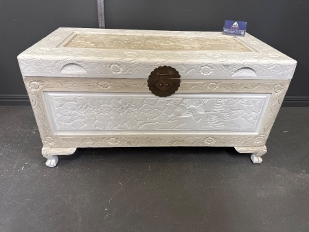 Lovely White Camphor Chest