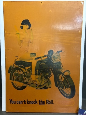Vintage Chiko Roll Girl Poster