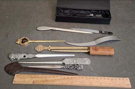 Assortment of Vintage Paper Knives
