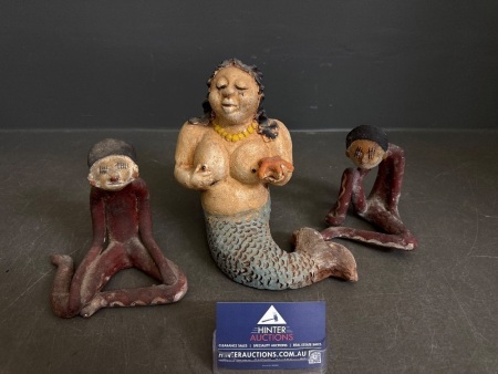 3 Unique Looking Decorative Figurines
