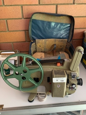 Vintage Sekonic 8mm Film Projector with Case