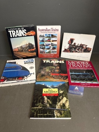 Lot of Train Books