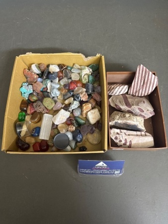 Assortment of Gemstones & Fossils