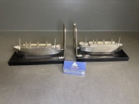 Pair of Nautical Book Ends