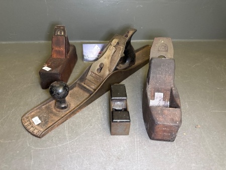 4 Vintage Planes (2 wooden)