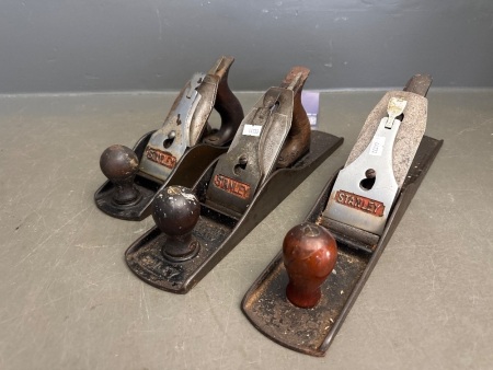 3 Vintage Stanley Planes