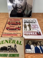 Lot of Vintage Signs and Advertising Mirrors + Clark Gable Portrait on Mirror - 3