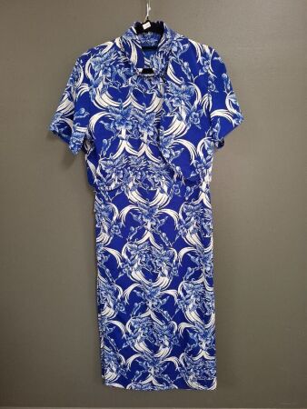 Vintage Japanese Silk Summer Dress + Shawl, C1940s