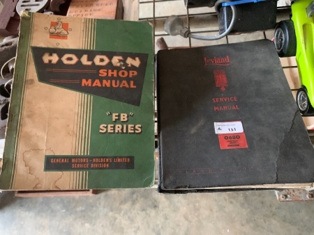 Vintage Holden Workshop Manual + Leyland Manual