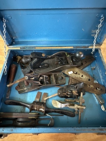 Vintage Planes (for restoration) + Parts, in Metal Box