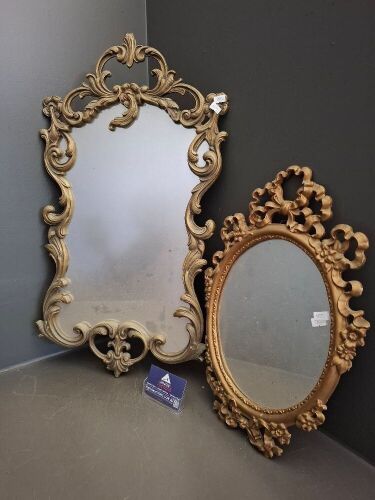 2 Vintage Mirrors