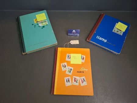 3 Stamp Albums