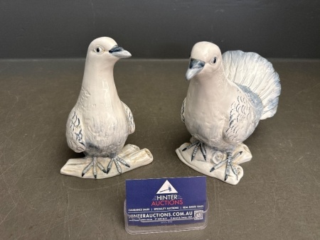Pair of Italian Love Bird Statues