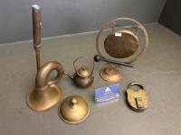Lot of Brass Items, Incs Brass Lock - 2