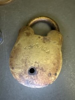 Lot of Brass Items, Incs Brass Lock - 4