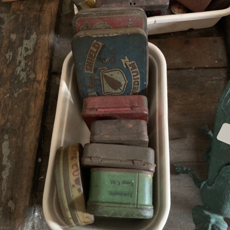 Lot of Vintage Mainly Cigarette Tins