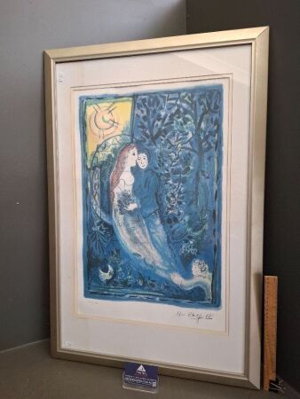 Print of The Wedding by Marc Chagall