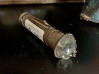 Antique Mini Bullseye Flashlight / Torch - 2