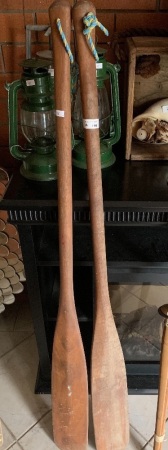 Pair Of Timber Paddles