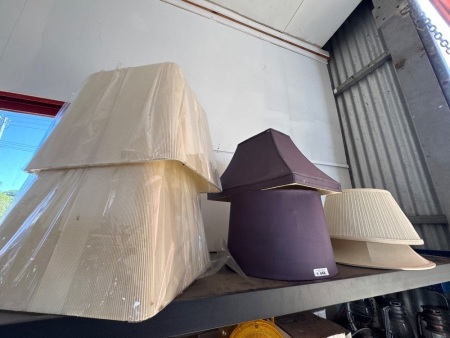 Selection of various lampshades