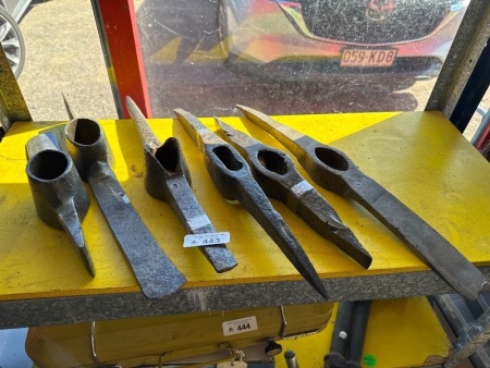 Selection of pickaxe heads