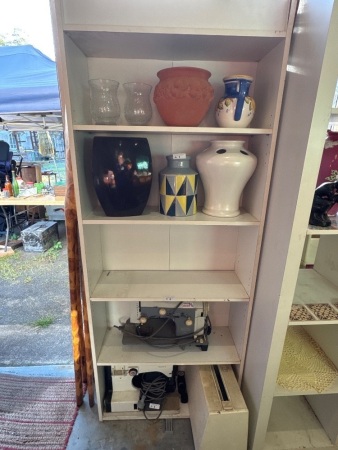 White Shelving Unit