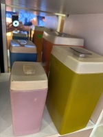 3 Retro Plastic Canister Sets - 2