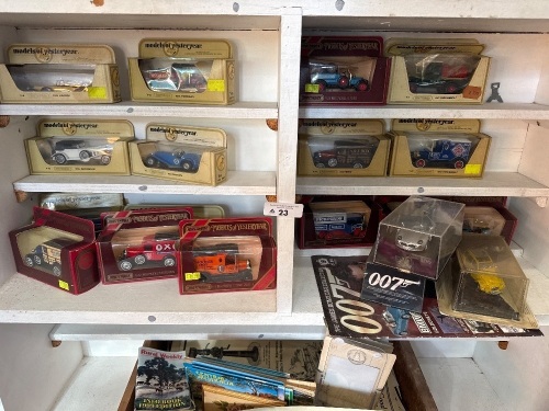 Lot of Models of Yesteryear Boxed Cars + 007 Cars (Choice lots 16 to 23)