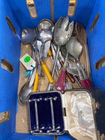 Lot of Silverplated Utensils - Some Marked EPNS