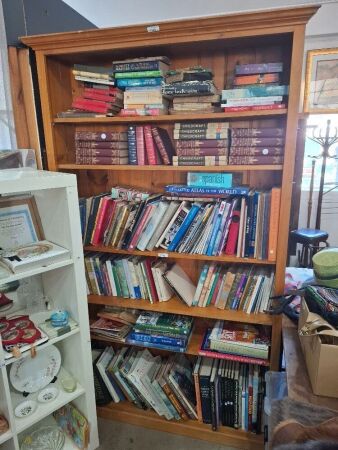 Large Wooden Book Shelf - Books not included