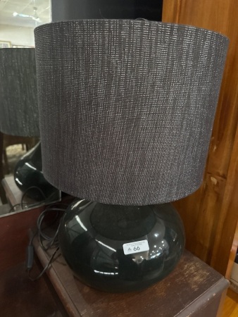Modern Black and Sparkly Table Light